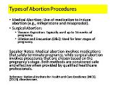 Sexual and Reproductive Health: Abortion and Pregnancy Termination