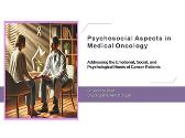 Psychosocial Aspects in Medical Oncology