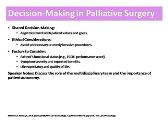 Palliative Surgical Interventions