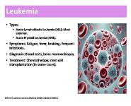 Common Types of Pediatric Cancers PowerPoint Presentation Notes