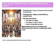 Survivorship in Gynecologic Oncology PowerPoint Presentation Notes