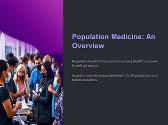 Population Medicine An Overview
