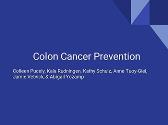 Prevent Colon Cancer