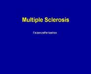 Multiple Sclerosis PowerPoint Presentation