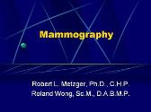 Mammography Find Cancer