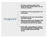 Renal Truma PowerPoint Presentation
