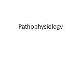 Pathophysiology