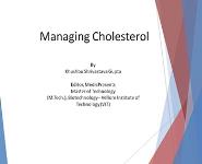 Managing Cholesterol PowerPoint Presentation