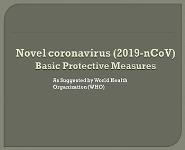 Basic Protective Measures for Novel coronavirus (2019-nCoV) PowerPoint Presentation Notes