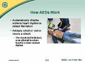 AUTOMATED EXTERNAL DEFIBRILLATORS AED
