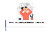 What is a Mental Health Disorder